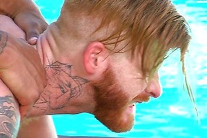Pool Service: Jason Vario pounds Bennett Anthony's fuckhole!